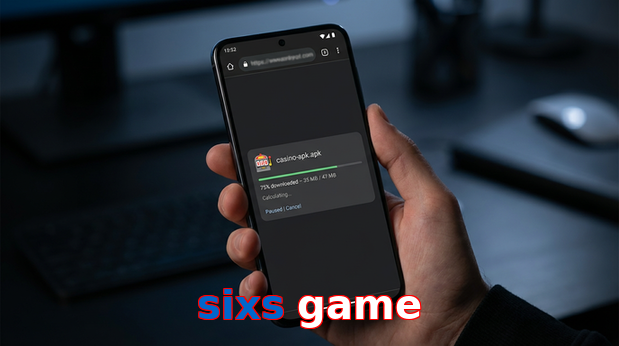 Main screen of Sixs Game apk page for PK players