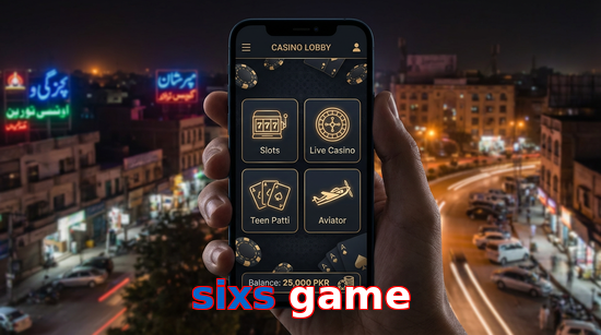 Main screen of Sixs Game app page for PK players
