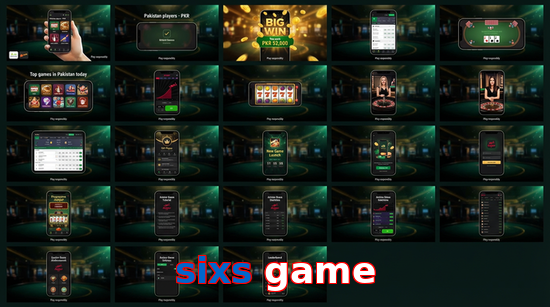 Main screen of Sixs Game bet page for PK players