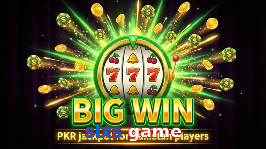 Big win animation on Sixs Game slot game